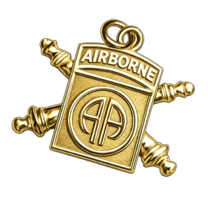 82ND AIRBORNE WITH CROSSED CANNONS