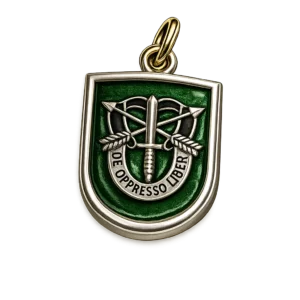 10TH SPECIAL FORCES GROUP FLASH (Comes with green enamel)