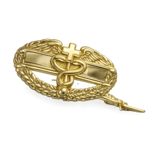COMBAT MEDIC BADGE REGULATION LAPEL PIN
