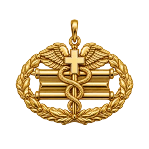 COMBAT MEDICAL BADGE