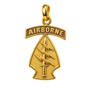 SPECIAL FORCES PATCH W/ABN TAB SM