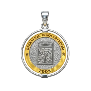 18TH AIRBORNE FLIP COIN OPERATION IRAQI FREEDOM