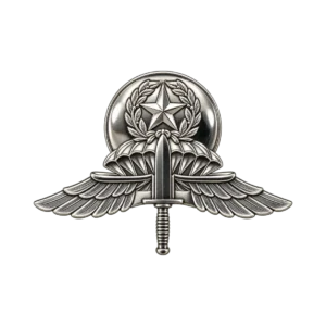 WHITE TONE MASTER HALO LAPEL PIN